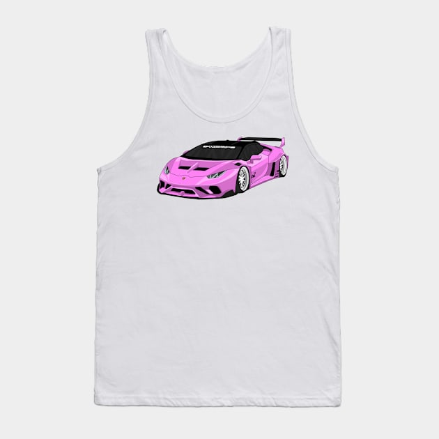 lamborghini huracan VIOLET Tank Top by VENZ0LIC